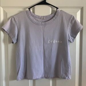 Brandy Melville John Galt California Crop T-shirt
